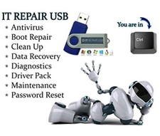 The Ultimate PC Boot Repair Recovery USB Hirens UBCD  100s of Tools PC Tech USB