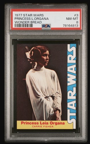 1977 Wonder Bread Star Wars #3 Princess Leia Organa