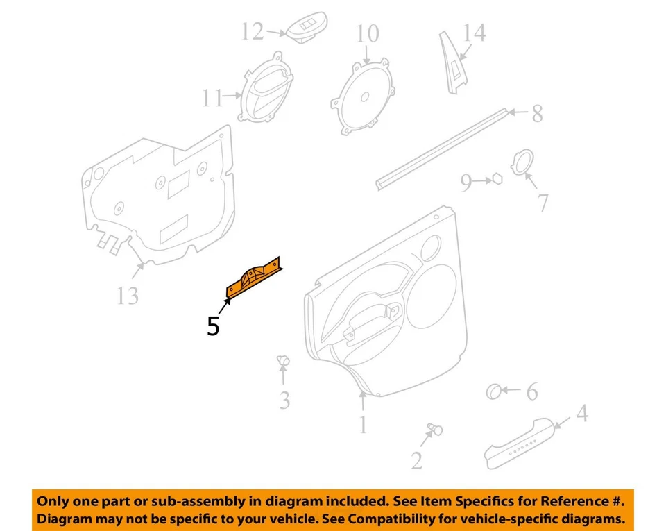 SE ADAPTA A CHEVROLET AVEO AVEO5 2004-2008 SOPORTE RR S/D TR 96445785 - NUEVO OEM Foto 2 de 3