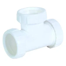Manufacturer Varies Tee,White Drain,Slip Connection 35337 Manufacturer Varies