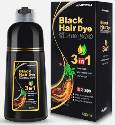 Meidu 3 in 1 Natural Hair Dye Ginger Color Shampoo 500ml- US SELLER