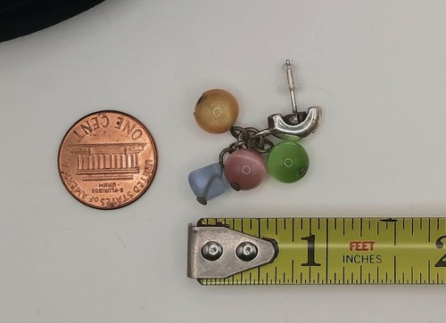 Brighton Mimosa 7.5-9" Bracelet & Earring Set Colorful Pastel Glass Bead Dangles - Picture 3 of 3