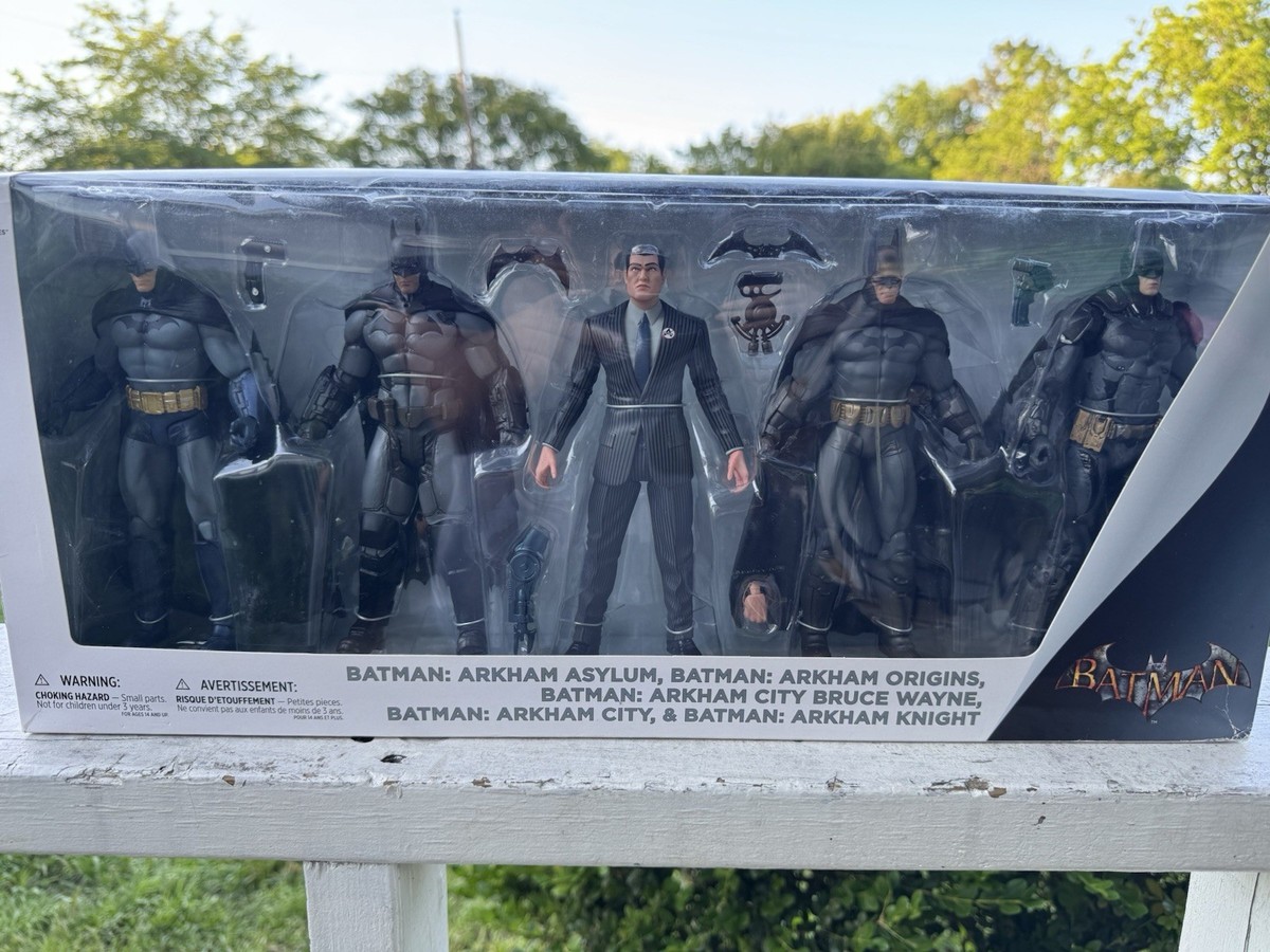 アーカムDC フィギュア ボックスセット バットマン&ブルース・ウェイン 5体 アーカムDC フィギュア ボックスセット バットマン&ブルース