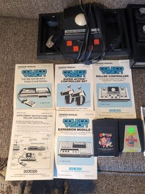 Coleco ColecoVision Console System Bundle, Expansion Module, Controllers, Games