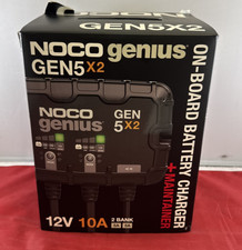 Noco Genius Gen5x2 2-bank 10a Onboard Battery Charger