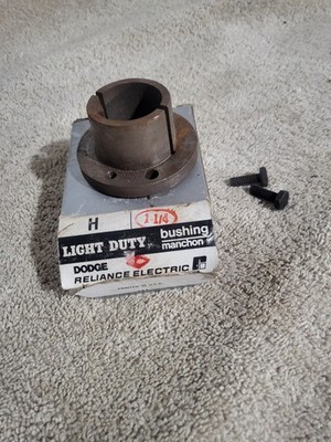 DODGE/RELIANCE Electric H 1-1/4 inch Split BUSHING Light Duty NEW OLD STOCK NOS
