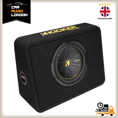 Kicker K50TCWC102 COMPC 10'' Thin Profile Loaded Enclosure Sub - 2 Ohm, 300W RMS