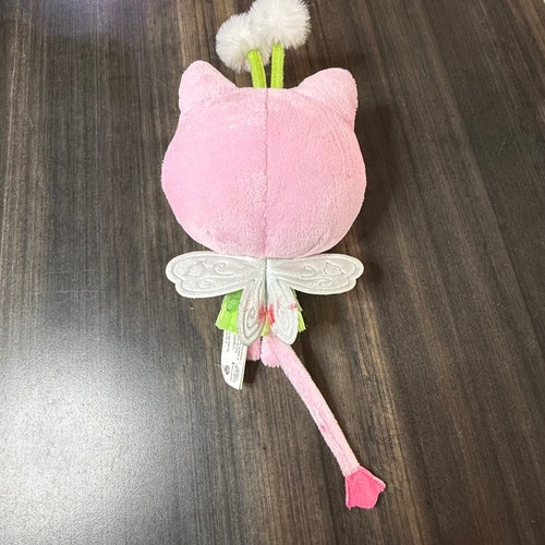 Pink Kitty Fairy Plush Toy with Wings and Flower Crown - Cute Stuffed Animal - Picture 5 of 7