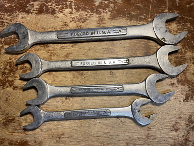 【新品未使用】HOLDEN  M 4) Vintage CRAFTSMAN USA =V Series= Double Open End Wrench