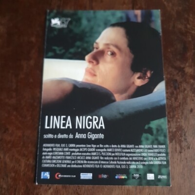 Linea Nigra, Anna Gigante Film Promo Postkarte, unbespielt.