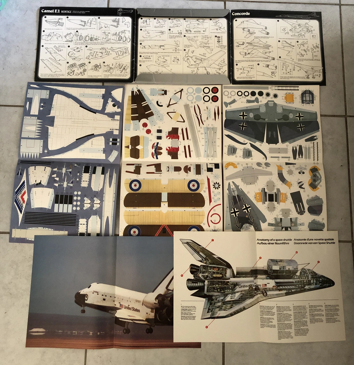 Maquette Heller Concorde 1/125 - Réf 80445 - Année 1986 - Blister