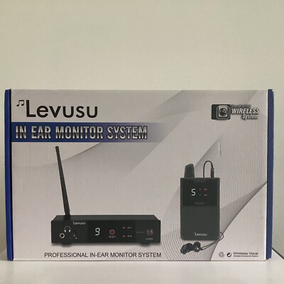 Levusu Wireless UHF I5 In Ear Monitor 1 Body Pack Professional IEM Stereo System