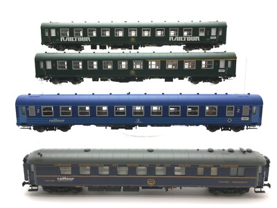 LS MODELS 92018 H0 Set 4 Wagen ''Freccia del Sole'' Brüssel-Riccione, SNCB