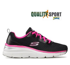 Skechers Fashion Fit Nero Fucsia Scarpe Donna Sportive Palestra 149277 BKHP  | eBay