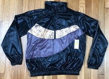 MaterialGirl Active Jacket Womens Medium Black New Athletic Polyester 1/2 Zip