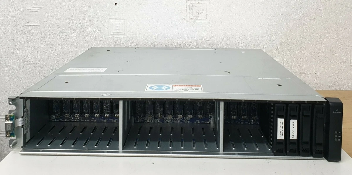 Chassis Array HP HPE MSA 2040 Energy Star - 24 Bay SFF 2.5 Pollici, Ricondizionato, K2R81A
