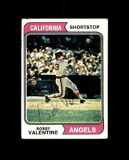 Bobby Valentine Signed 1974 Topps California Angels Autograph