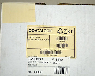 Datalogic MC-8000 MULTI-CHARGER 4 SLOTS MC-P080 NEU OVP