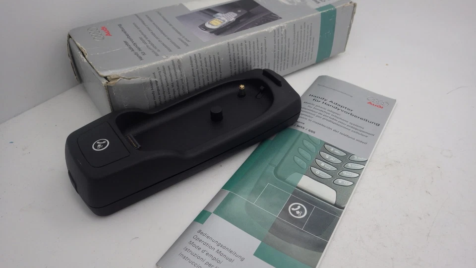 Audi A3 Mobile Phone Cradle Adapter Direct Help Siemens C55 M55 S55 8P0051435AQ - image 1 of 1