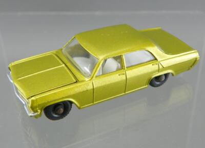 Vintage 1960s Matchbox Lesney No.36 Diecast 1/64 Gold Opel Diplomat England NrMt