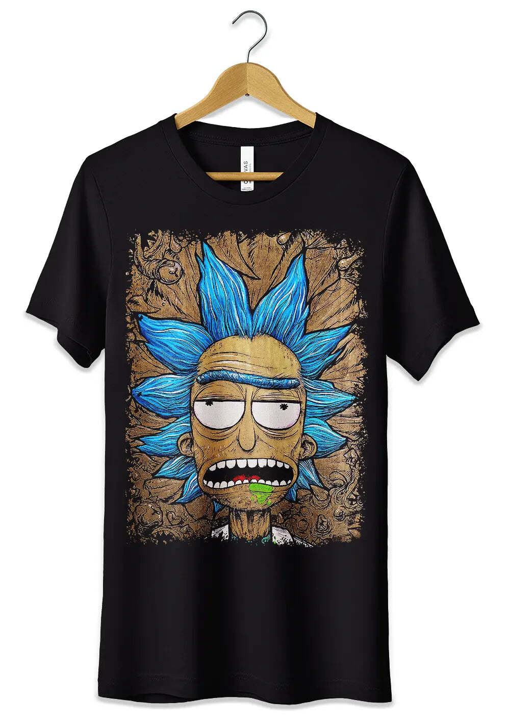 ALTRA T Shirt Maglietta Rick e Morty Ritratto Rick Sanchez Tshirt Divertente Unisex
