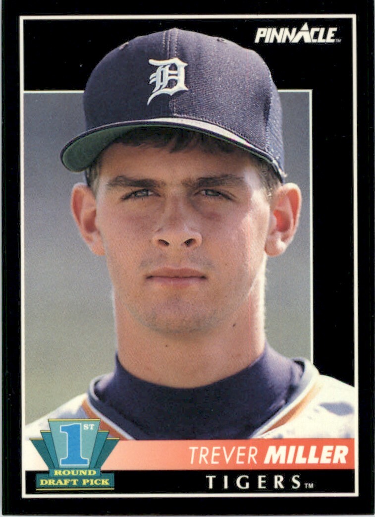 マイ・ゴール 1992 Pinnacle Trever Miller RC Detroit Tigers #579 Baseball Card