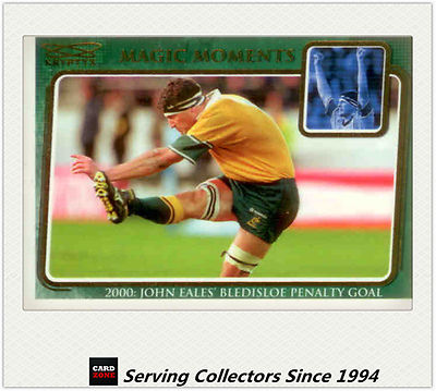 2003 Kryptyx Rugby Union Trading Cards Magic Moment:MM5: 00 J.E' Penalty Goal