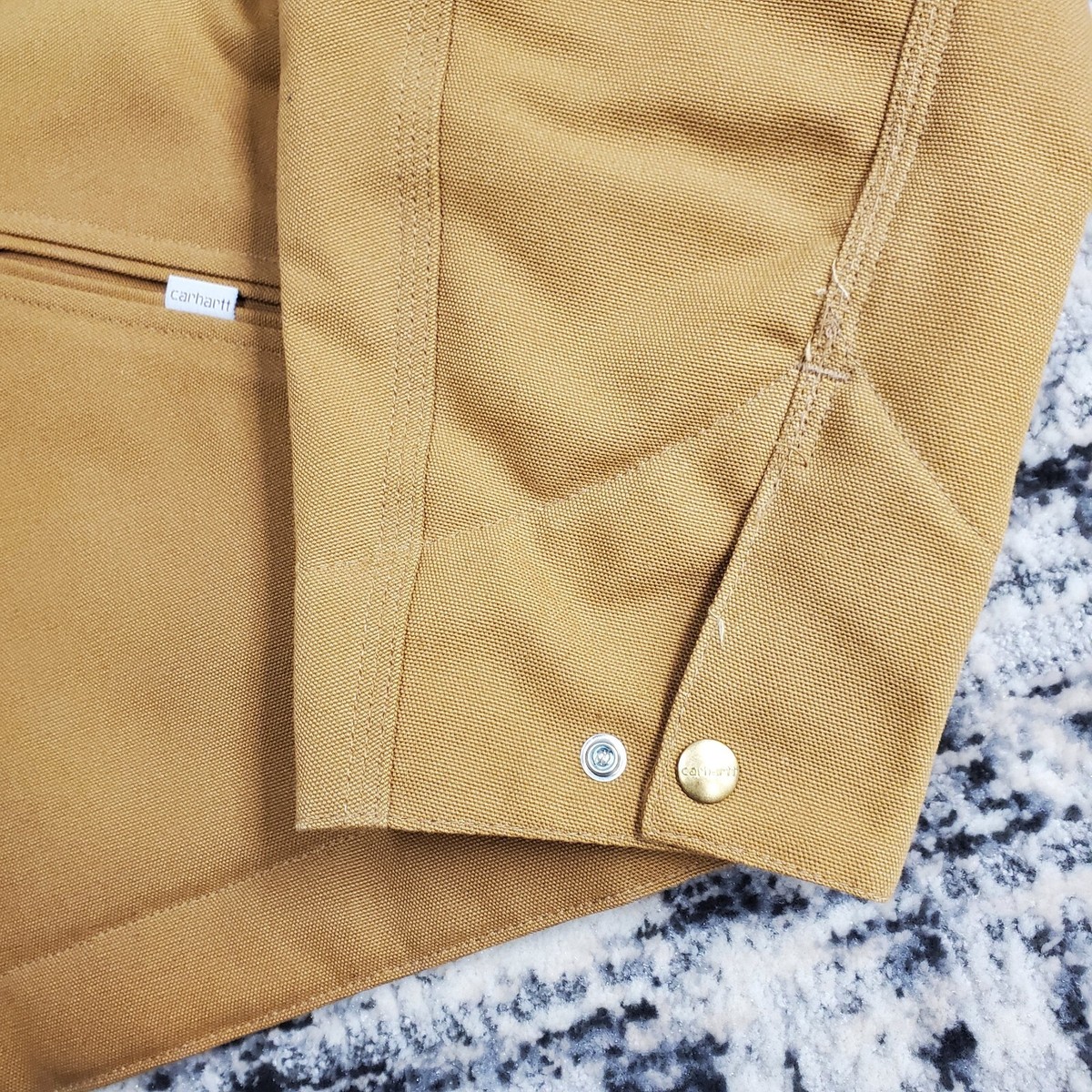Vtg 90s Carhartt Detroit Jacket 6QLJ NWT 48 Quilt Lined Vtg 90s Carhartt Detroit Jacket 6QLJ NWT 48 Quilt Lined