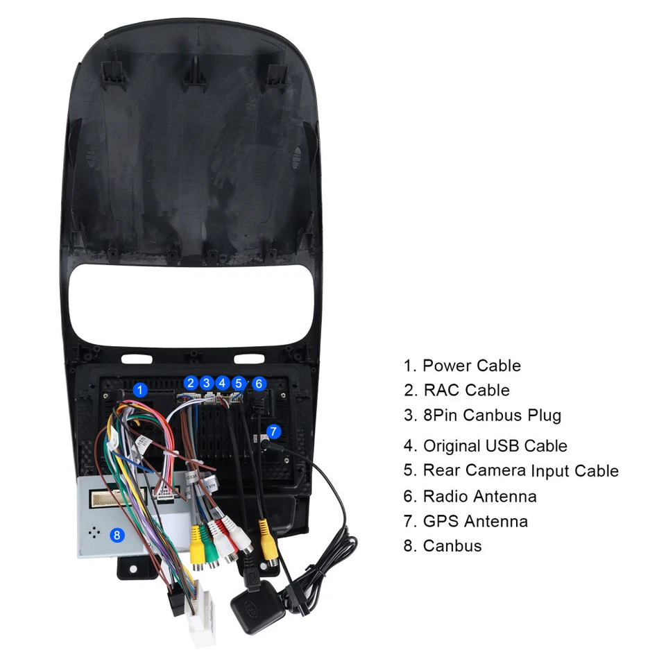 For 2012-2020 Dodge Journey Car Stereo Radio GPS Navi Android 13 Carplay 2+32GB - Image 3 of 4