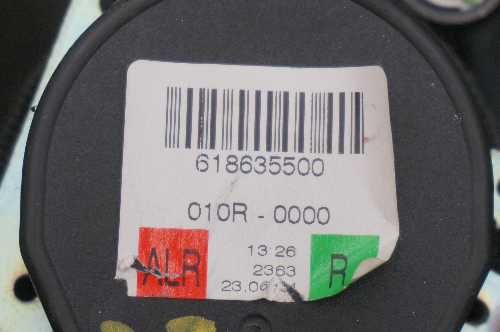 Front Right Passenger Seat Belt Retractor Black OEM 618635500 McLaren 650s 2015