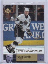 Wayne Gretzky 2002 Upper Deck Foundations Hockey Card 44 Grade MT