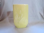 Art Pottery Red Wing Cattails Yellow Vase #401