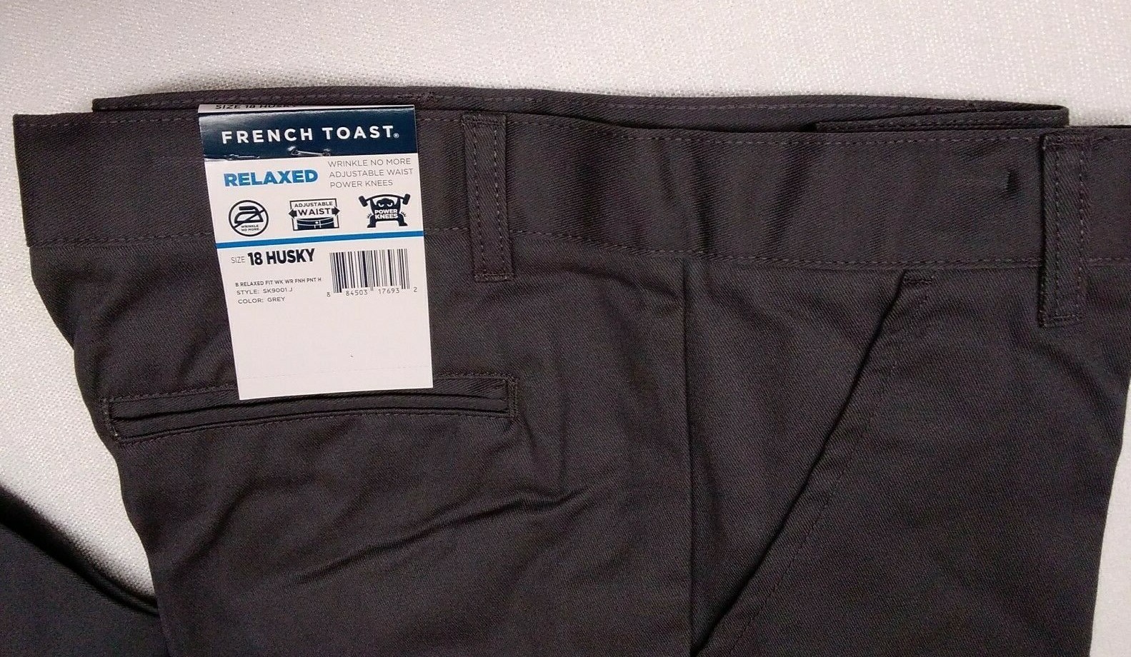 Boys French Toast Pants 18 Husky Rey Style SK9001 J NWT POWER Knees