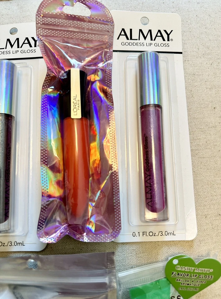 Lip Lot! Lot of 7~ Almay L’Oreal Candy Moyo-ALL New Lip Gloss~ - Image 2 of 4