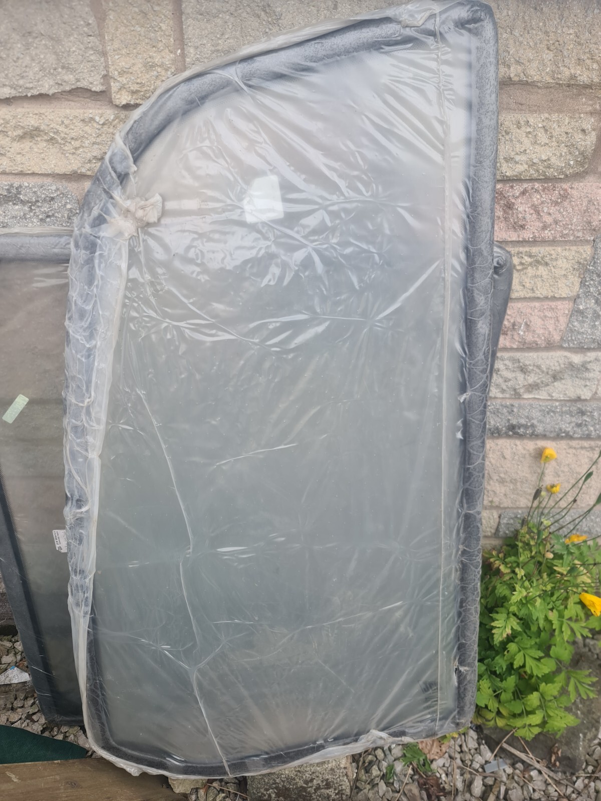 GENUINE JCB GLASS PANEL 827/80199 CAB UPPER DOOR CLEAR