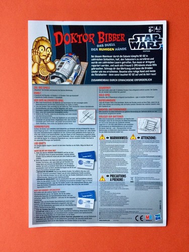 Star Wars Dr. DOKTOR BIBBER Brettspiel HASBRO Spiel KOMPLETT OVP Karten R2D2 NEU - Bild 3 von 8