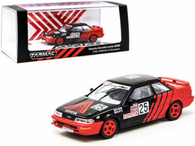 TOYOTA COROLLA LEVIN AE92 #25 JTCC DIV. 3 1990 1/64 TARMAC WORKS T64-036-90JTC25
