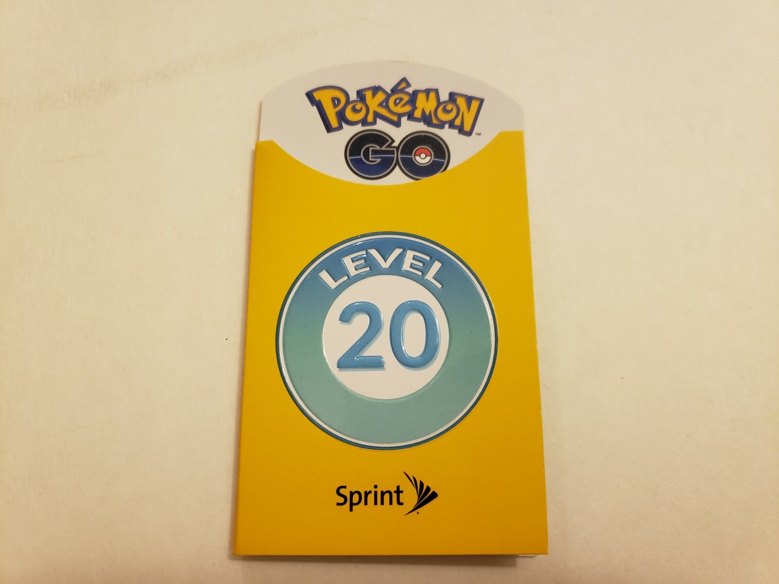 Sprint Pokemon Go Level Trainer Patch Badge Ebay