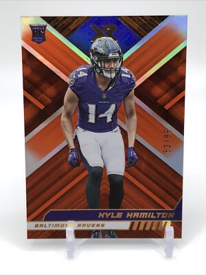 2022 XR Kyle Hamilton #138 Red # 52/99 Rookie Baltimore Ravens RC
