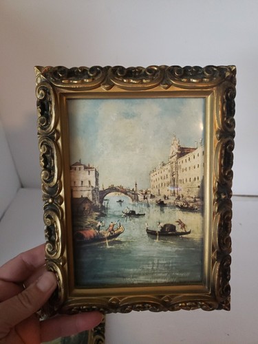 2 fotos de colección enmarcadas 6 X 9" #211 y 212 de Rio dei mendicantes country life lorrain - Imagen 3 de 11