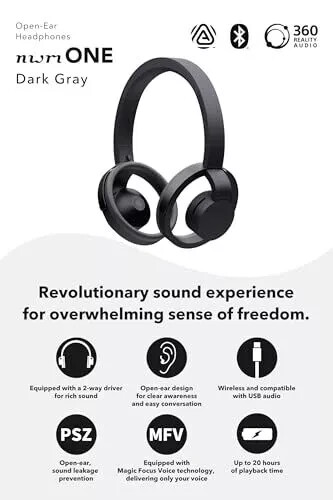 nwm ONE Open-Ear Over-the-Head Ear Speaker Light Gray MBH001 | eBay