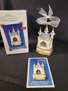 Hallmark Keepsake Ornaments " Jewelry Box Ballet " Wind Up Music Box - no music