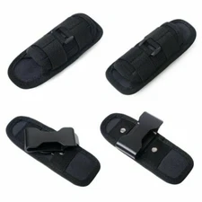 LED Flashlight Pouch Belt Waist Carry Case Holder with 360° Degrees Rotate USA