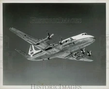 Press Photo New Capital Viscount Turbo Propeller Aircraft - lry22437