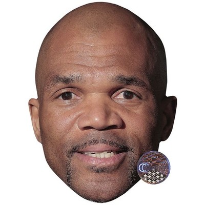 Darryl McDaniels (DMC) Promi Maske, flaches Kartengesicht, Kostüm Maske