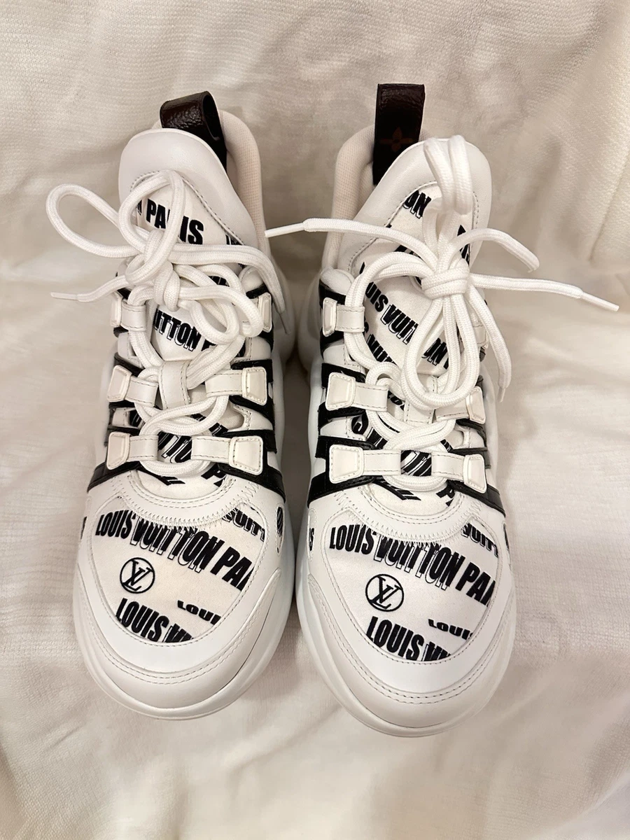 Louis Vuitton Archlight Sneaker Black White W for sale | eBay