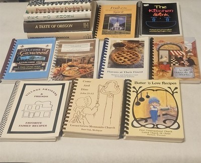 Community Cookbook Lot of 13 some Junior League