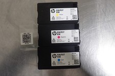  3 HP 936/937/938 Ink Cartridges, 4S6Z0A Yellow, 4S6Y9A Magenta, 4S6Y8A Cyan