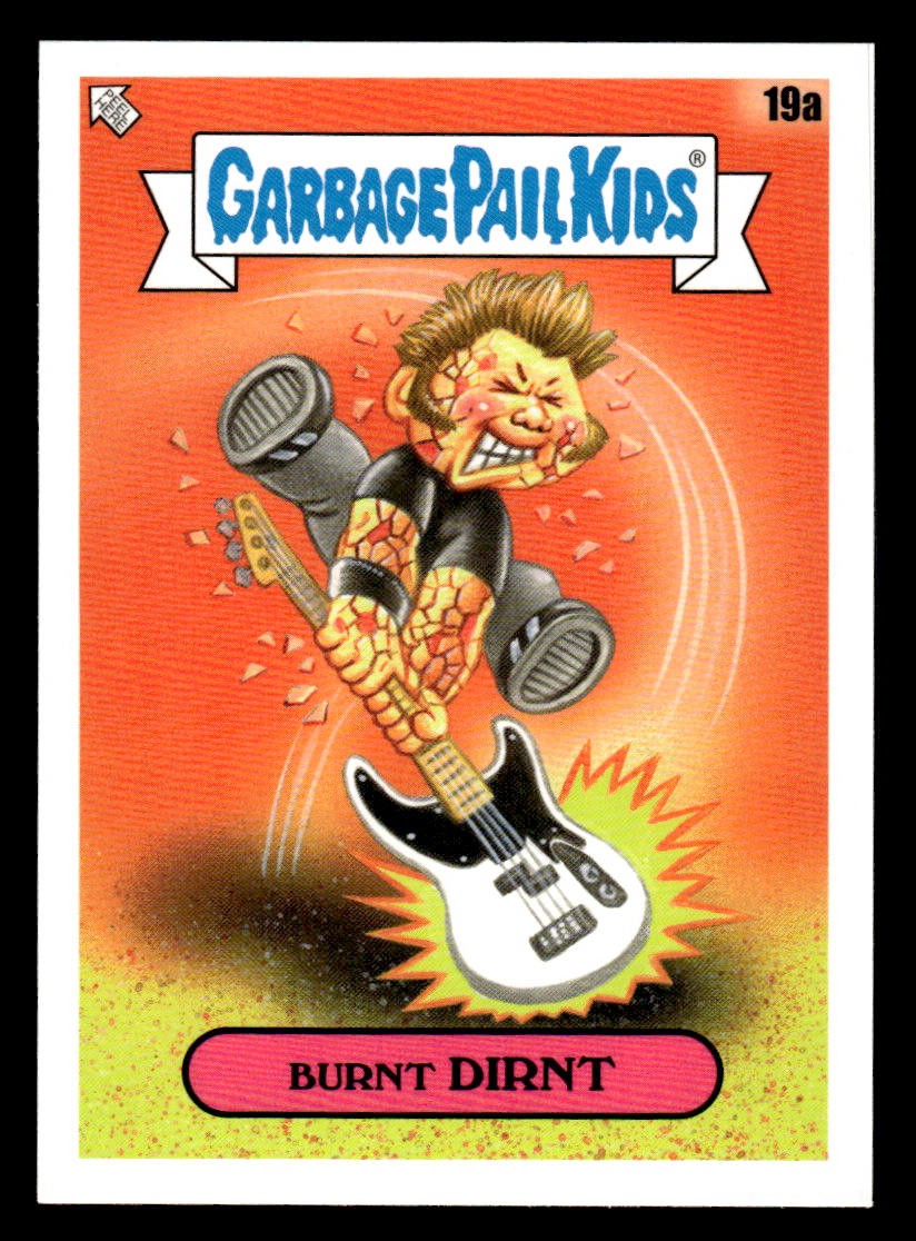 2024 Topps Garbage Pail Kids: Battle of the Bands - Green Day #19a Burnt Card