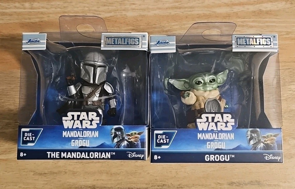 Star Wars Mandalorian & Grogu Metalfigs Die Cast Figures By Disney